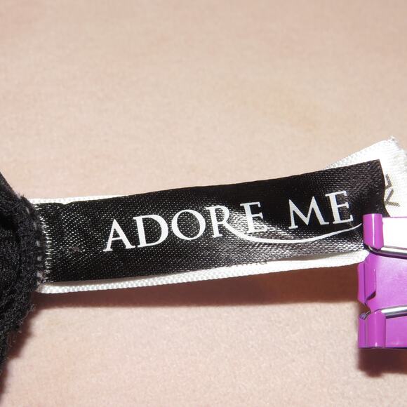 Adore Me Black Strappy Cut Out Underwire Bikini Swim Top - Picture 7 of 9